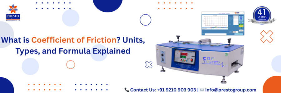 What is Coefficient of Friction? Units, Types, and Formula Explained